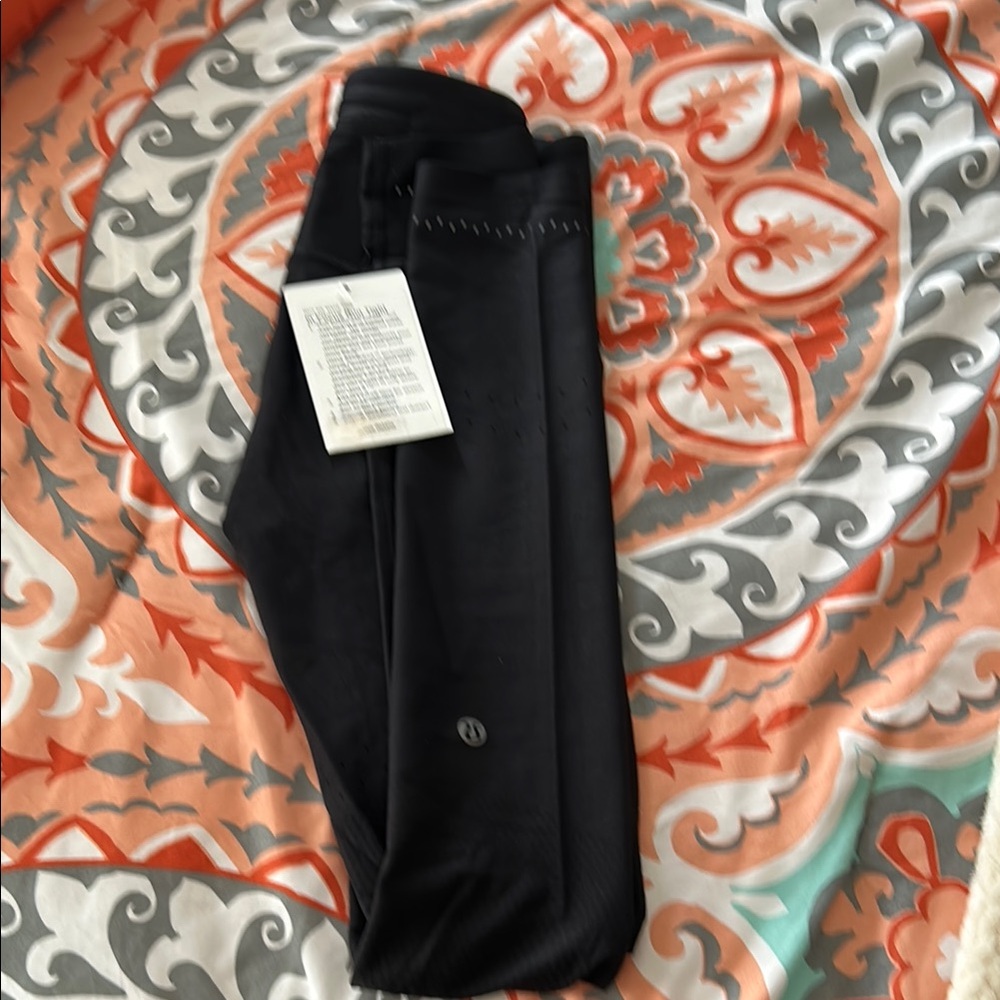 Lululemon Black Athletic Leggings Full-Length